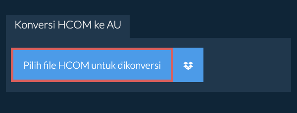 Konversi HCOM ke AU