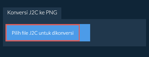 Konversi J2C ke PNG