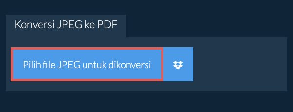 Konversi JPEG ke PDF