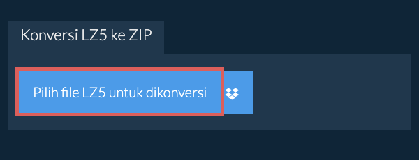 Konversi LZ5 ke ZIP