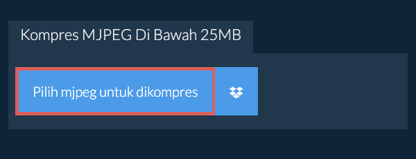 Kompres mjpeg Di Bawah 25MB