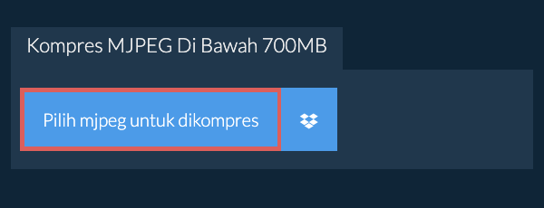 Kompres mjpeg Di Bawah 700MB