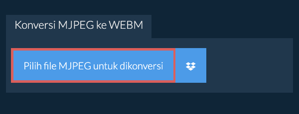 Konversi MJPEG ke WEBM