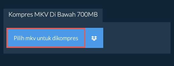 Kompres mkv Di Bawah 700MB