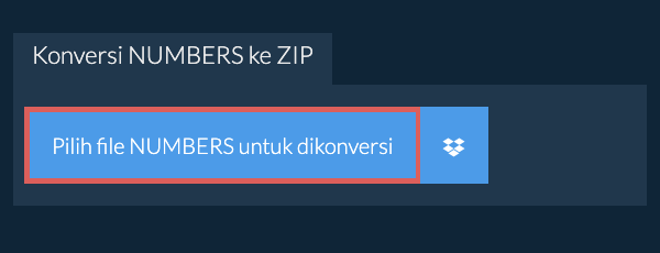 Konversi NUMBERS ke ZIP