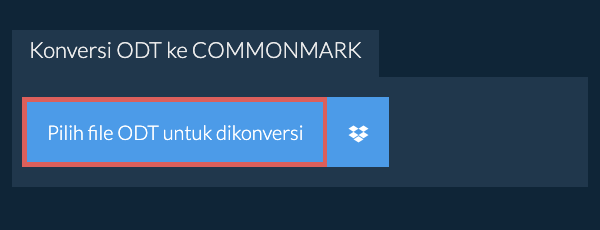 Konversi ODT ke COMMONMARK