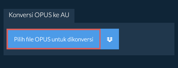 Konversi OPUS ke AU