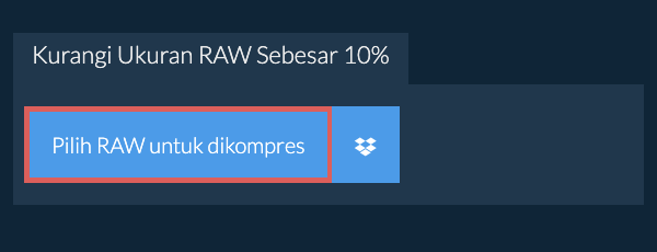 Kurangi Ukuran RAW Sebesar 10%