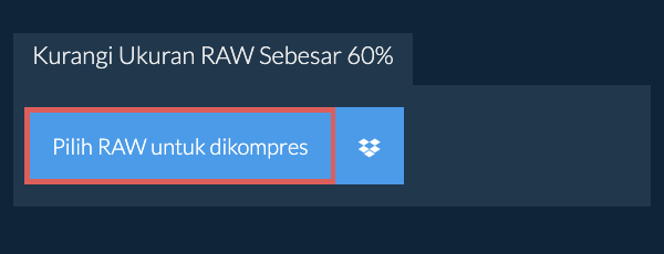 Kurangi Ukuran RAW Sebesar 60%