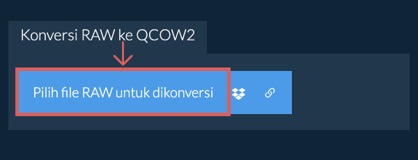 Konversi RAW ke QCOW2