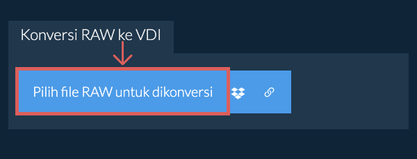 Konversi RAW ke VDI