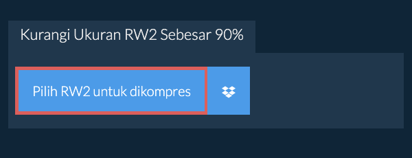 Kurangi Ukuran RW2 Sebesar 90%