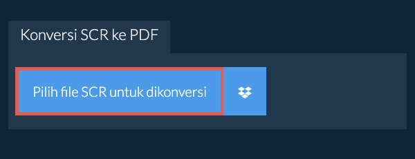 Konversi SCR ke PDF