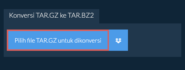 Konversi TAR.GZ ke TAR.BZ2