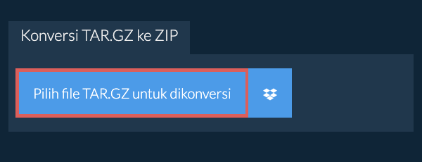 Konversi TAR.GZ ke ZIP