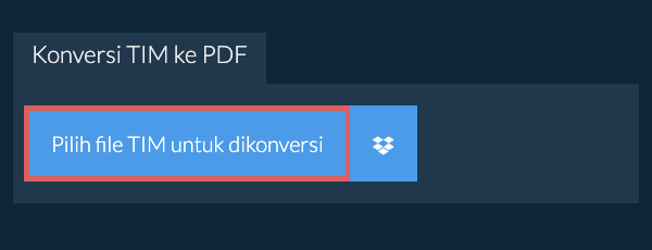 Konversi TIM ke PDF