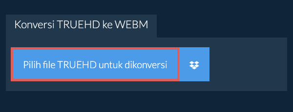 Konversi TRUEHD ke WEBM