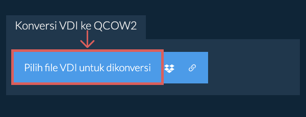 Konversi VDI ke QCOW2