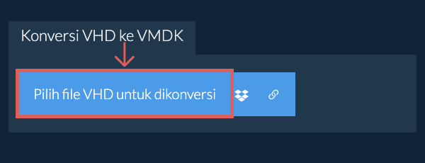 Konversi VHD ke VMDK