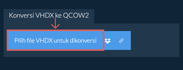Konversi VHDX ke QCOW2