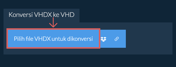 Konversi VHDX ke VHD