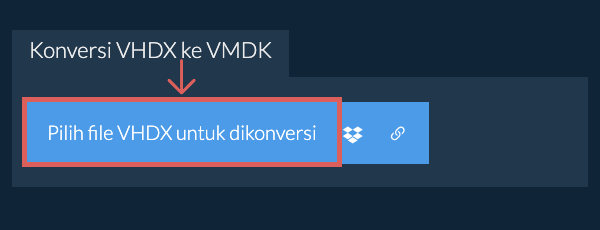 Konversi VHDX ke VMDK