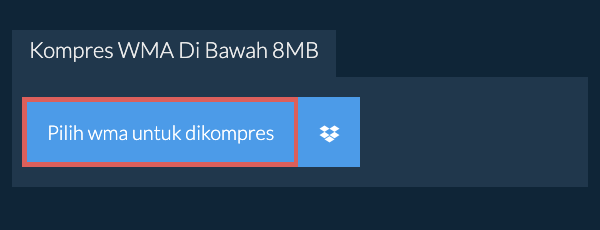Kompres wma Di Bawah 8MB