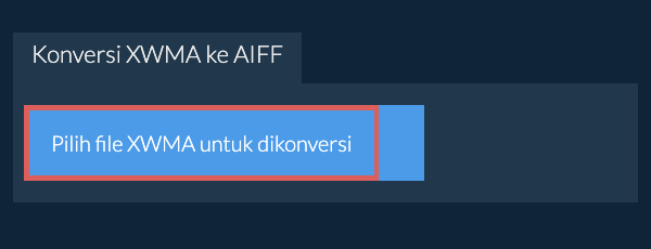 Konversi XWMA ke AIFF