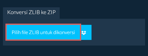 Konversi ZLIB ke ZIP