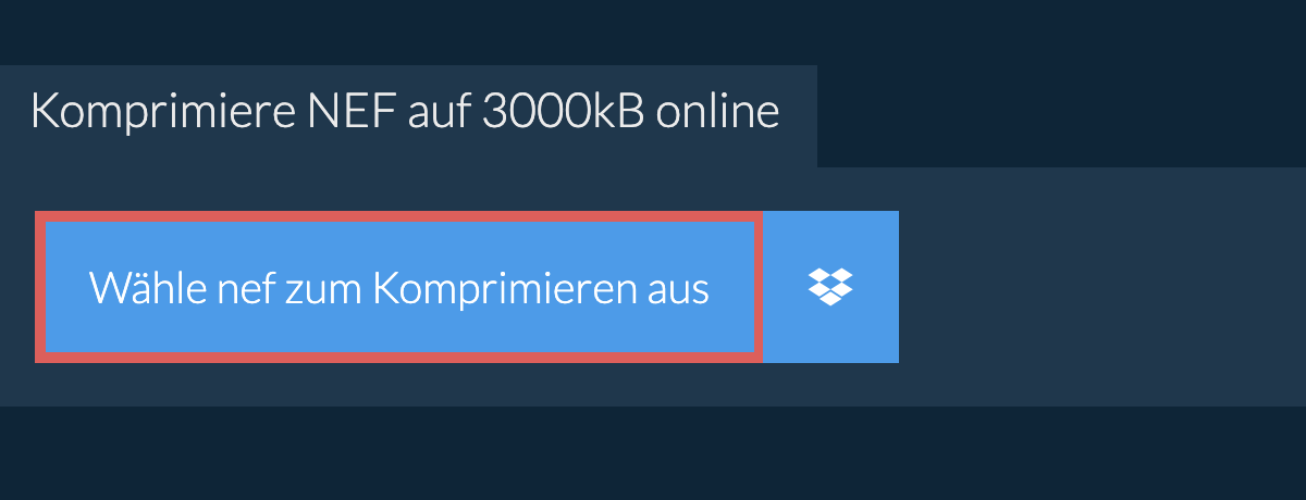 Komprimiere nef auf 3000kB online