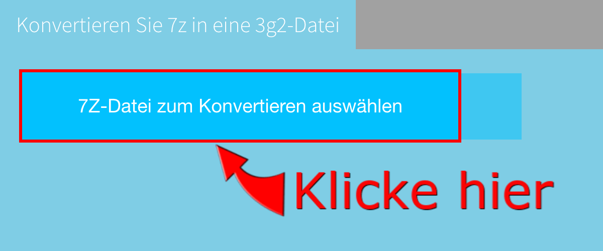 Konvertieren Sie 7z in eine 3g2-Datei