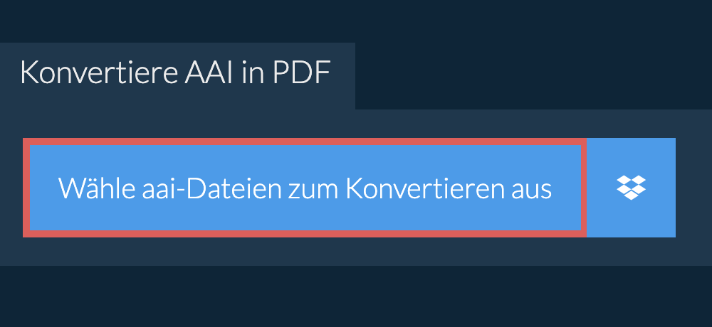 Konvertiere aai in pdf