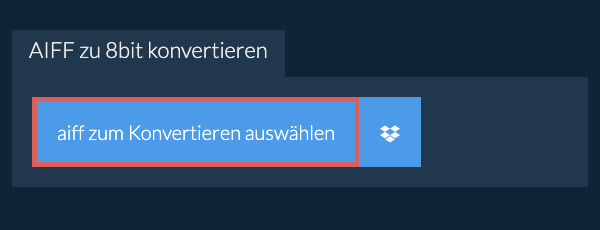 aiff zum Konvertieren auswählen