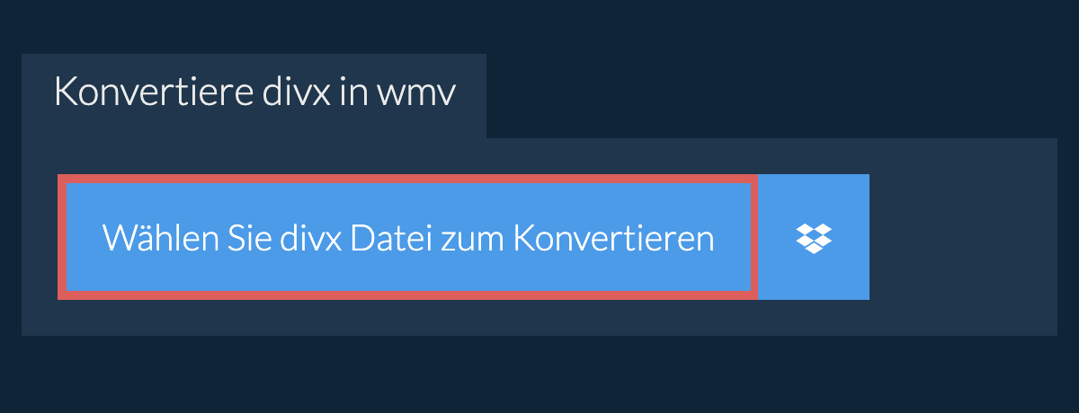 Konvertiere divx in wmv