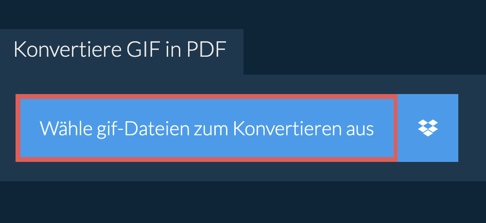 Konvertiere gif in pdf