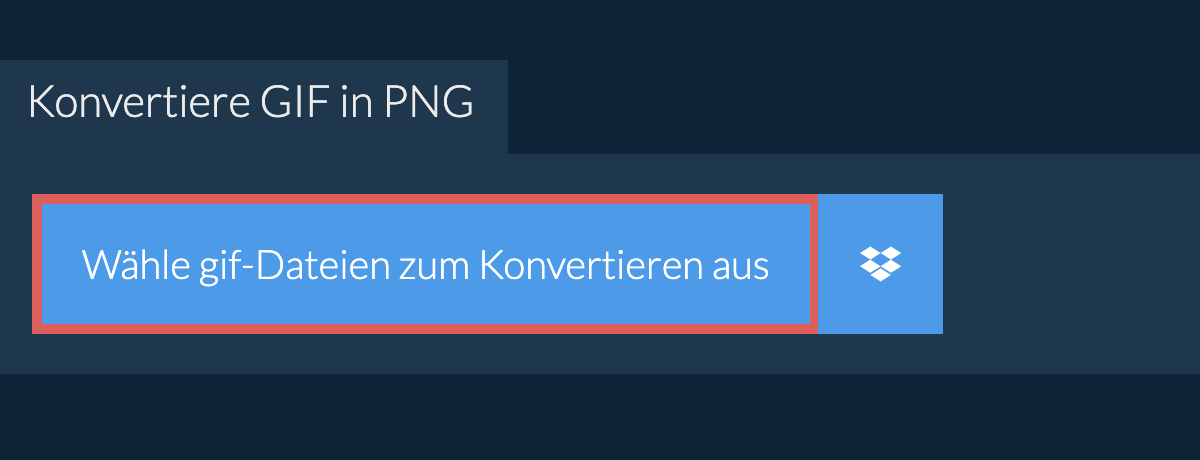 Konvertiere gif in png