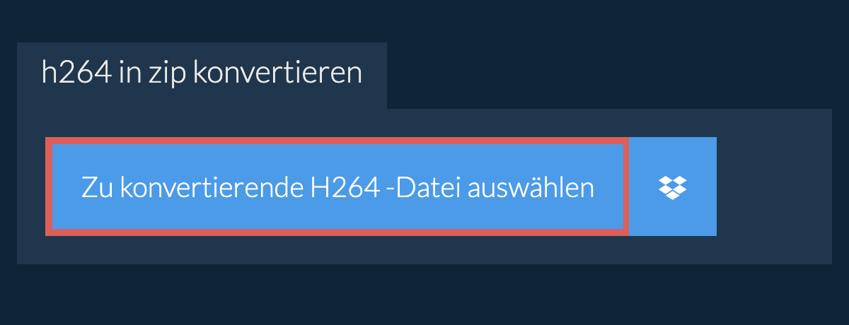 h264 in zip konvertieren