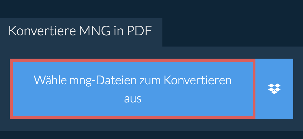 Konvertiere mng in pdf