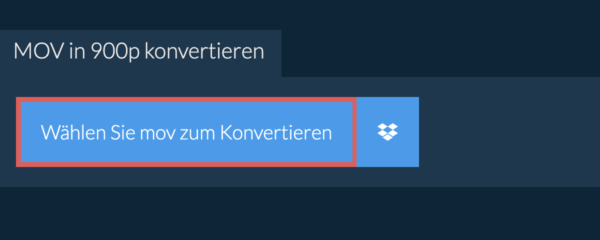 mov in 900p konvertieren