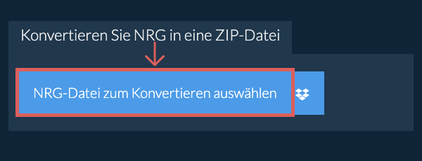 Konvertieren Sie NRG in eine ZIP-Datei