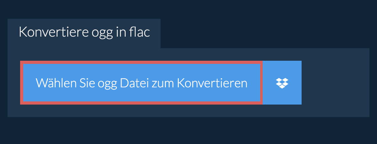 Konvertiere ogg in flac