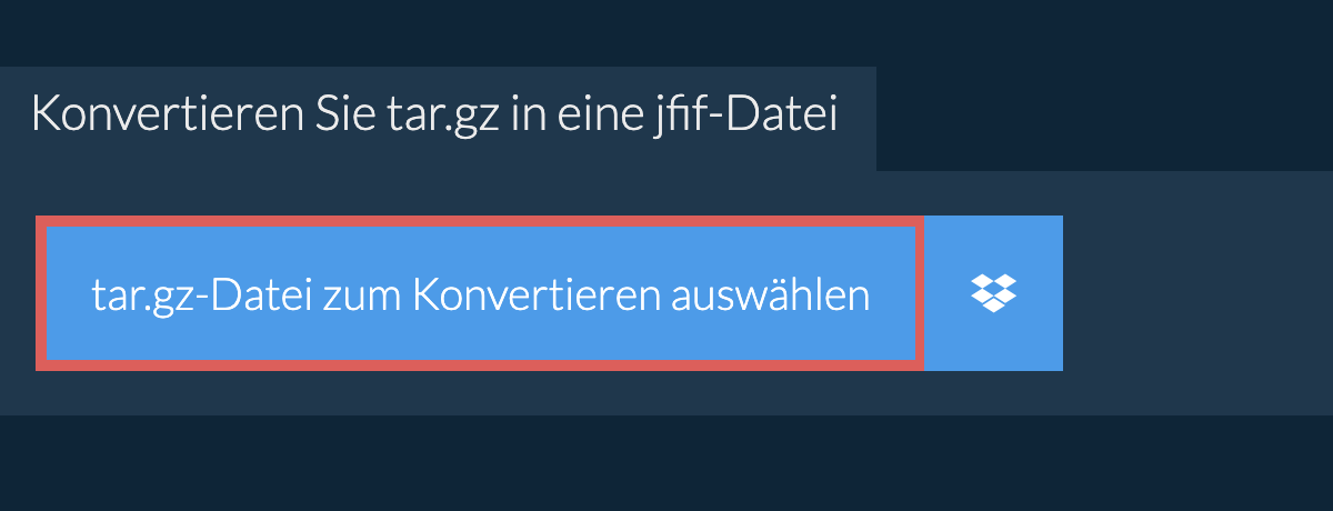 Konvertieren Sie tar.gz in eine jfif-Datei