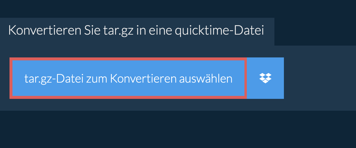 Konvertieren Sie tar.gz in eine quicktime-Datei