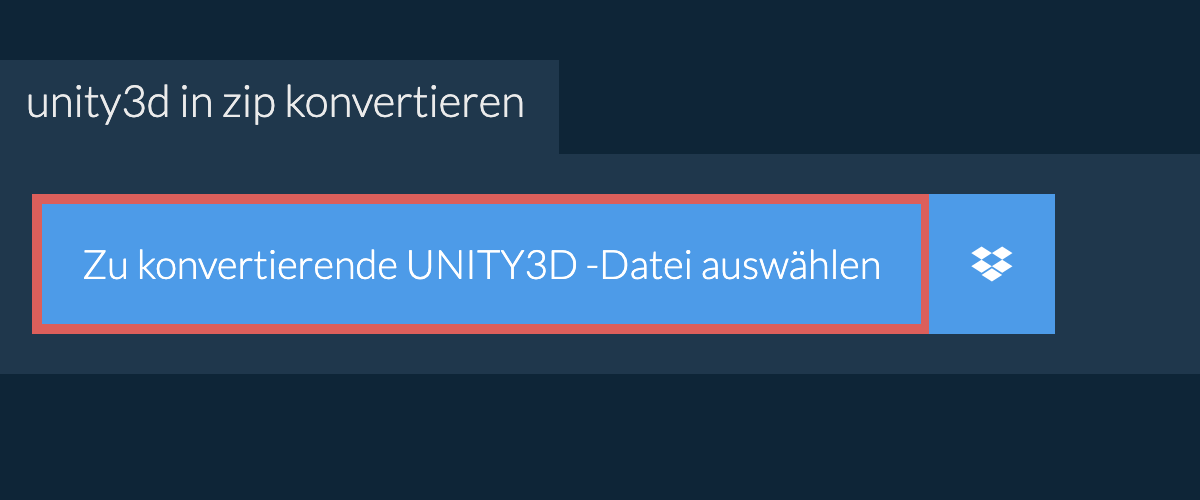 unity3d in zip konvertieren