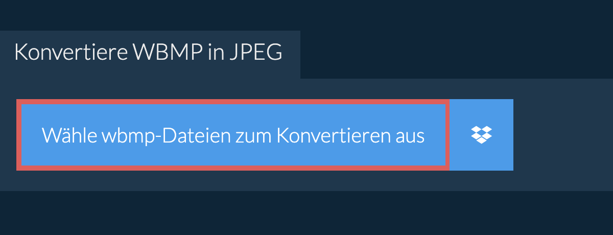 Konvertiere wbmp in jpeg