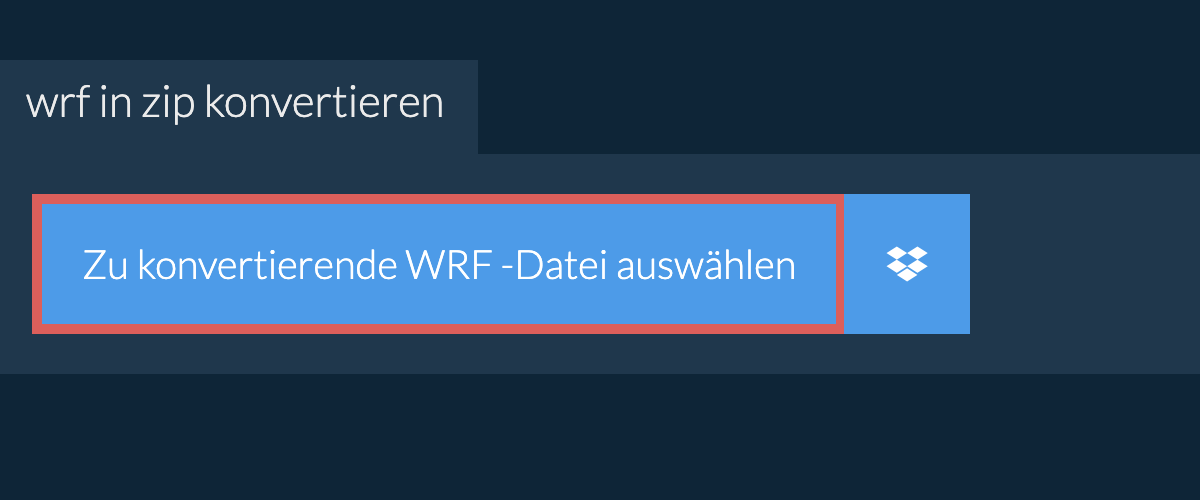 wrf in zip konvertieren