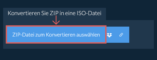 Konvertieren Sie ZIP in eine ISO-Datei