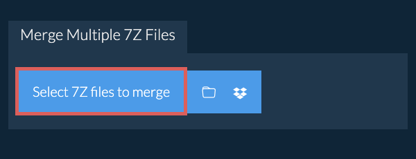 Merge Multiple 7Z Files
