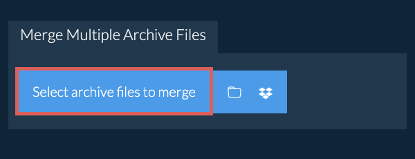 Merge Multiple archive Files