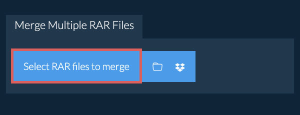 Merge Multiple RAR Files